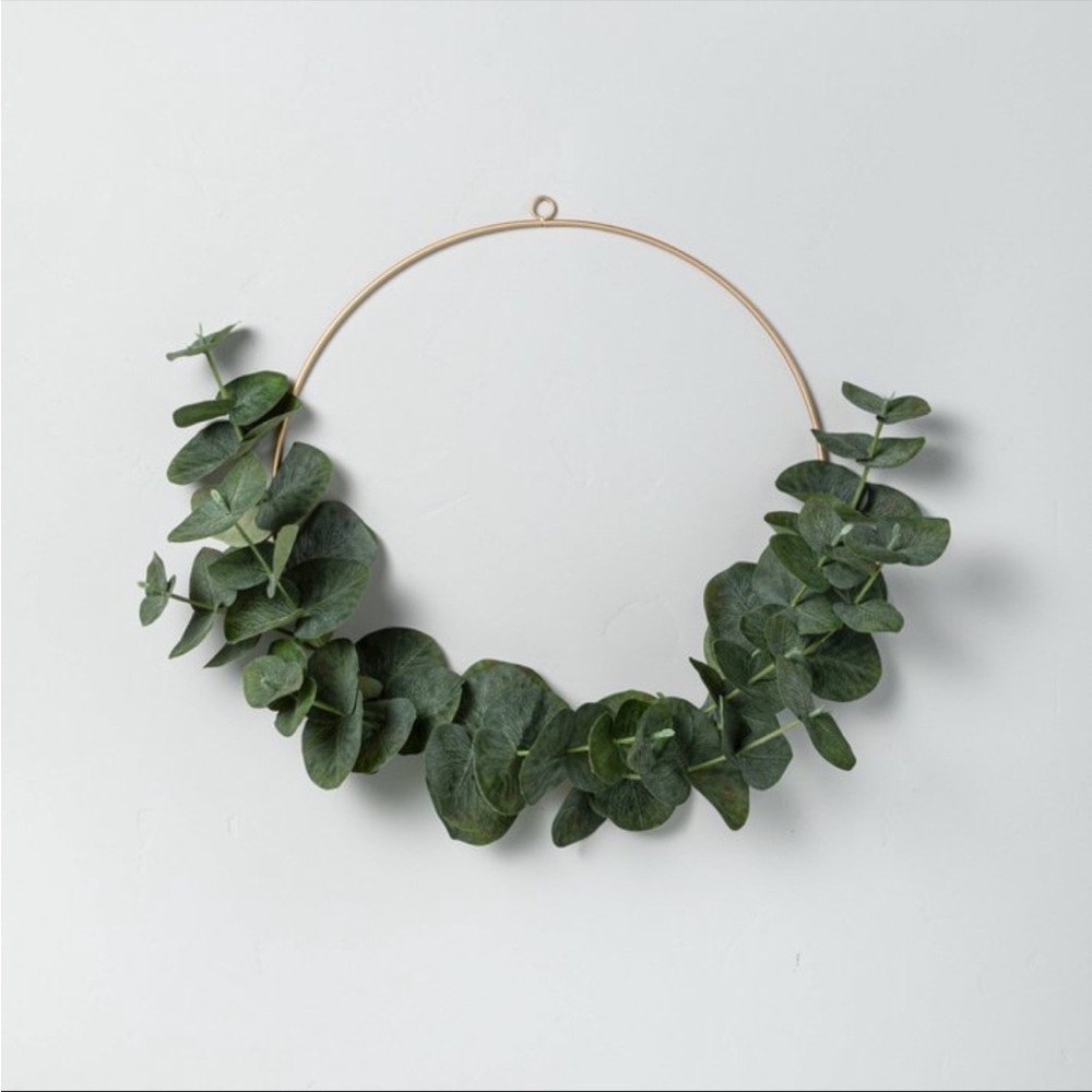 Hearth and Hand with Magnolia - 14" Faux Eucalyptus Wire Wreath